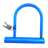 Maxbell MTB Road Bike U Lock Cycling D Locks Electric Scooter Bicycle Wheel Lock  Blue