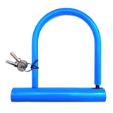 Maxbell MTB Road Bike U Lock Cycling D Locks Electric Scooter Bicycle Wheel Lock  Blue