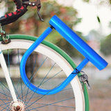 Maxbell MTB Road Bike U Lock Cycling D Locks Electric Scooter Bicycle Wheel Lock  Blue