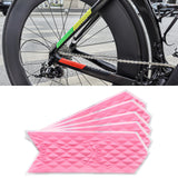 Maxbell Bike Frame Protector Sticker Wear Resistant Bicycle Frame Protection Sticker S Pink