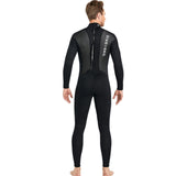 Maxbell Men Women's Full Wetsuits 3mm Surf One Piece Free Dive  Men Black L