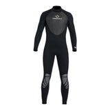 Maxbell Men Women's Full Wetsuits 3mm Surf One Piece Free Dive  Men Black L