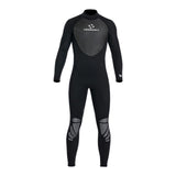 Maxbell Men Women's Full Wetsuits 3mm Surf One Piece Free Dive  Men Black XL