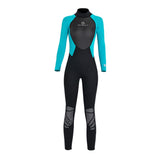 Maxbell Men Women's Full Wetsuits 3mm Surf One Piece Free Dive  Women Green L
