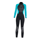 Maxbell Men Women's Full Wetsuits 3mm Surf One Piece Free Dive  Women Green L