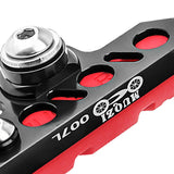 Maxbell 1 Pair Durable Brake Blocks Shoes Drawer Type Bicycle Brake Pads Black Red