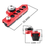 Maxbell 1 Pair Durable Brake Blocks Shoes Drawer Type Bicycle Brake Pads Black Red
