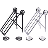 Maxbell 1PC Bike Rear Rack W/ Easy Wheel Folding Shelf Accs Ultralight Durable Black