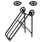 Maxbell 1PC Bike Rear Rack W/ Easy Wheel Folding Shelf Accs Ultralight Durable Black