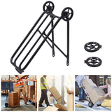 Maxbell 1PC Bike Rear Rack W/ Easy Wheel Folding Shelf Accs Ultralight Durable Black