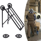 Maxbell 1PC Bike Rear Rack W/ Easy Wheel Folding Shelf Accs Ultralight Durable Black
