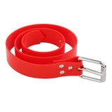 Maxbell Silicone Diving Weight Belt with Stainless Steel Buckle for Underwater Sport Red