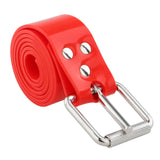 Maxbell Silicone Diving Weight Belt with Stainless Steel Buckle for Underwater Sport Red