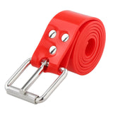 Maxbell Silicone Diving Weight Belt with Stainless Steel Buckle for Underwater Sport Red