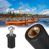 Maxbell 6 Nylon Deck Loops Tie Down Pad Eye with 12 Screws Nuts Durable for Canoes