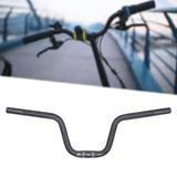 Maxbell Folding Bike Handlebar Aluminum Alloy 25.4mm Clamp Cycling Accessories Black H120mm