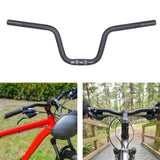 Maxbell Folding Bike Handlebar Aluminum Alloy 25.4mm Clamp Cycling Accessories Black H120mm