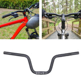 Maxbell Folding Bike Handlebar Aluminum Alloy 25.4mm Clamp Cycling Accessories Black H120mm