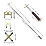 Maxbell Billiards Cue Stick Bridge with Removable Bridge Head Low Cross Head