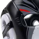 Maxbell Boxing Head Guard Muaythai Martial Removable Synthetic Karate for Training Black L