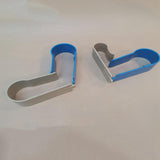 Maxbell Cup Holder Hand Sanitizer Hanging Rack for Pool Side Restaurant Khaki 5cm