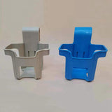 Maxbell Cup Holder Hand Sanitizer Hanging Rack for Pool Side Restaurant Khaki 5cm