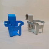 Maxbell Cup Holder Hand Sanitizer Hanging Rack for Pool Side Restaurant Khaki 5cm