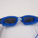 Maxbell Unisex Swimming Goggles Anti Fog Case Comfortable Adjustable  Blue