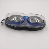 Maxbell Unisex Swimming Goggles Anti Fog Case Comfortable Adjustable  Blue