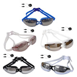 Maxbell Unisex Swimming Goggles Anti Fog Case Comfortable Adjustable  Blue