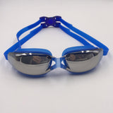 Maxbell Unisex Swimming Goggles Anti Fog Case Comfortable Adjustable  Blue