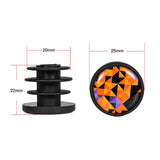 Maxbell Plastic Bike Handlebar Bar End Plugs for Most Bicycle Accessories Orange