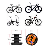 Maxbell Plastic Bike Handlebar Bar End Plugs for Most Bicycle Accessories Orange