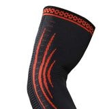 Maxbell Elbow Brace Arm Support Wrap Workout Compression Sleeve Orange L XL 24 30cm