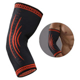 Maxbell Elbow Brace Arm Support Wrap Workout Compression Sleeve Orange L XL 24 30cm