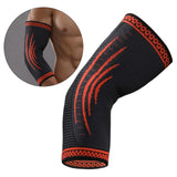 Maxbell Elbow Brace Arm Support Wrap Workout Compression Sleeve Orange L XL 24 30cm