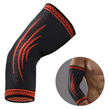 Maxbell Elbow Brace Arm Support Wrap Workout Compression Sleeve Orange L XL 24 30cm