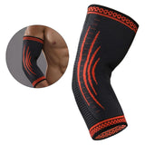 Maxbell Elbow Brace Arm Support Wrap Workout Compression Sleeve Orange L XL 24 30cm