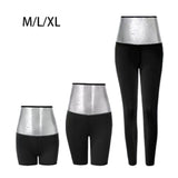 Maxbell Sauna Sweat Pants Body Shaper Thighs Fat Burner Waist Trimmer Sportswear M Panties