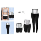 Maxbell Sauna Sweat Pants Body Shaper Thighs Fat Burner Waist Trimmer Sportswear M Panties