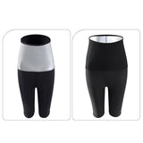 Maxbell Sauna Sweat Pants Body Shaper Thighs Fat Burner Waist Trimmer Sportswear M Shorts