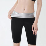 Maxbell Sauna Sweat Pants Body Shaper Thighs Fat Burner Waist Trimmer Sportswear M Shorts