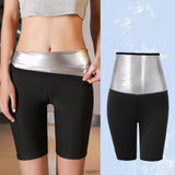 Maxbell Sauna Sweat Pants Body Shaper Thighs Fat Burner Waist Trimmer Sportswear M Shorts