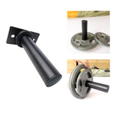 Maxbell Weight Plate Holder Home Gym Fitness Workout Barbell Plates Storage Rack