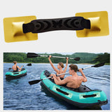 Maxbell PVC Nylon Strap Armrest Grab Handle for Inflatable Kayak Canoe Yellow