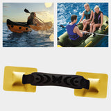 Maxbell PVC Nylon Strap Armrest Grab Handle for Inflatable Kayak Canoe Yellow