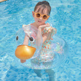 Maxbell Swimming Ring Floats Flexible for Children Kid Boy Girl clear