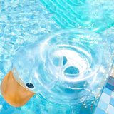 Maxbell Swimming Ring Floats Flexible for Children Kid Boy Girl clear