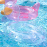 Maxbell Swimming Ring Floats Flexible for Children Kid Boy Girl clear