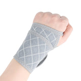 Maxbell Wrist Compression Strap Sport Supporting Wrist Brace Comfortable Grey